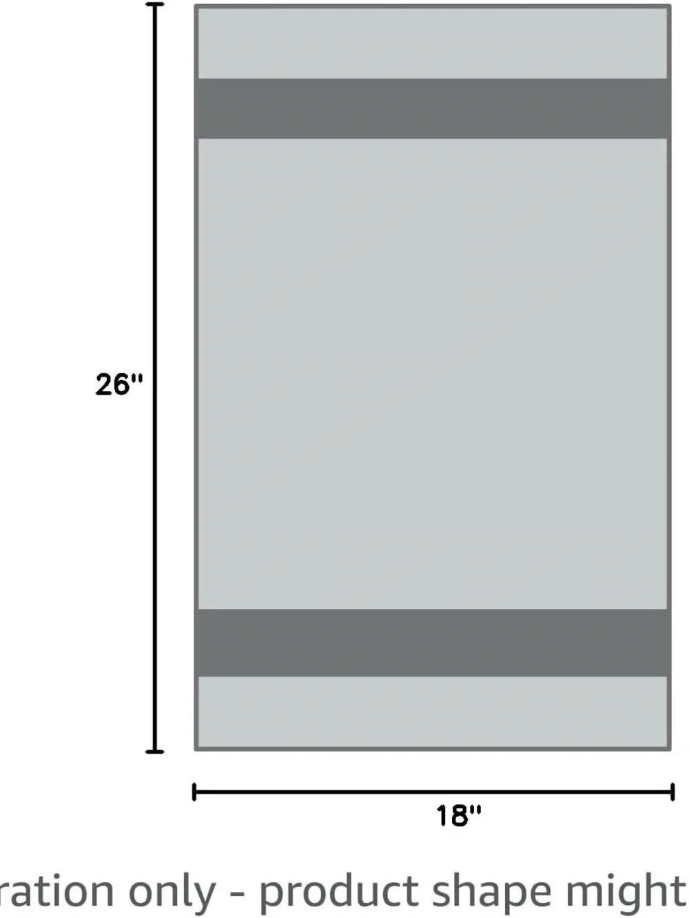 Georgia Map White Cotton Kitchen Towel